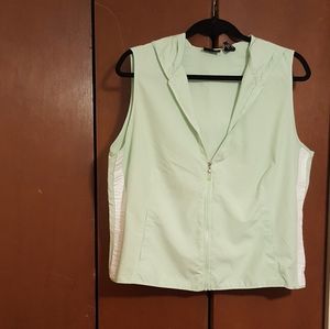 NY Jeans/NY&CO Lightweight Green Vest XL $9